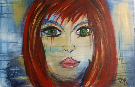 Golden Girl  60 x 40 cm