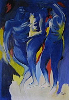Tanz  70 x 100 cm